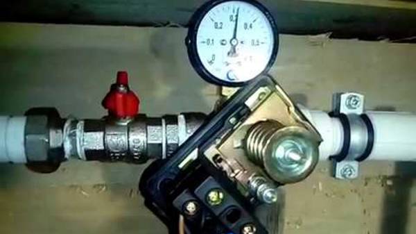 Как настроить реле давления воды
