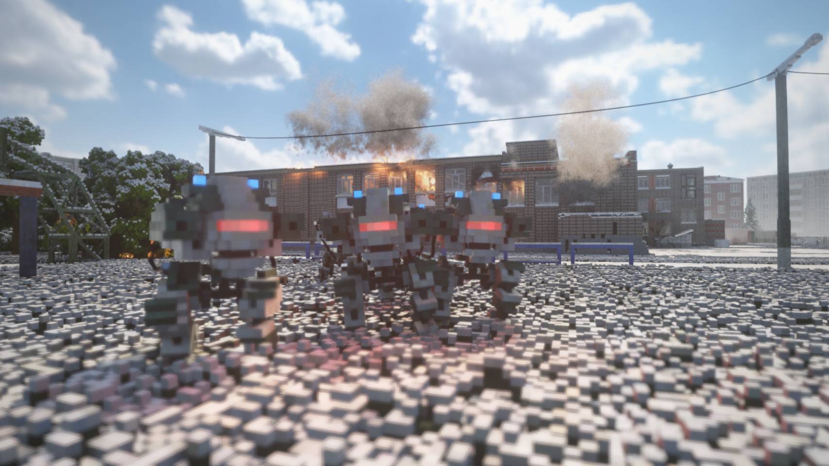 Teardown на школу напал монстер!