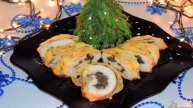 Куриные рулетики с грибами