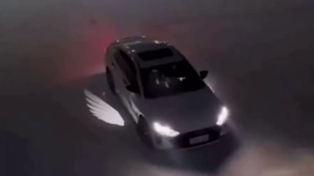 Подсветка на двери авто