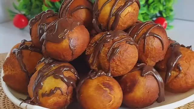 НИКОГДА не впитывает масло🔥🔥 ИДЕАЛЬНЫЙ рецепт вкусного пончика из сгущёнки🔥🔥