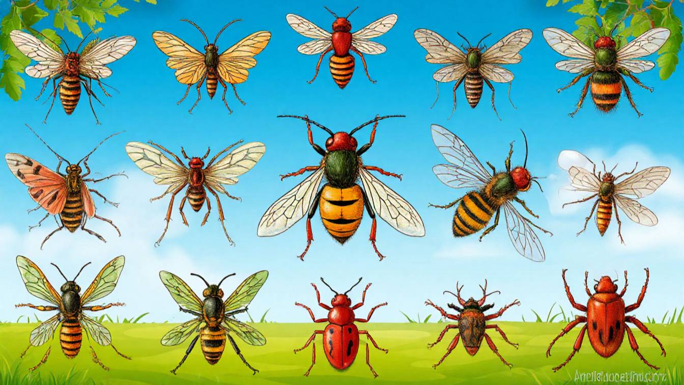 ИЗУЧАЕМ НАСЕКОМЫХ / НАСЕКОМЫЕ ДЛЯ ДЕТЕЙ