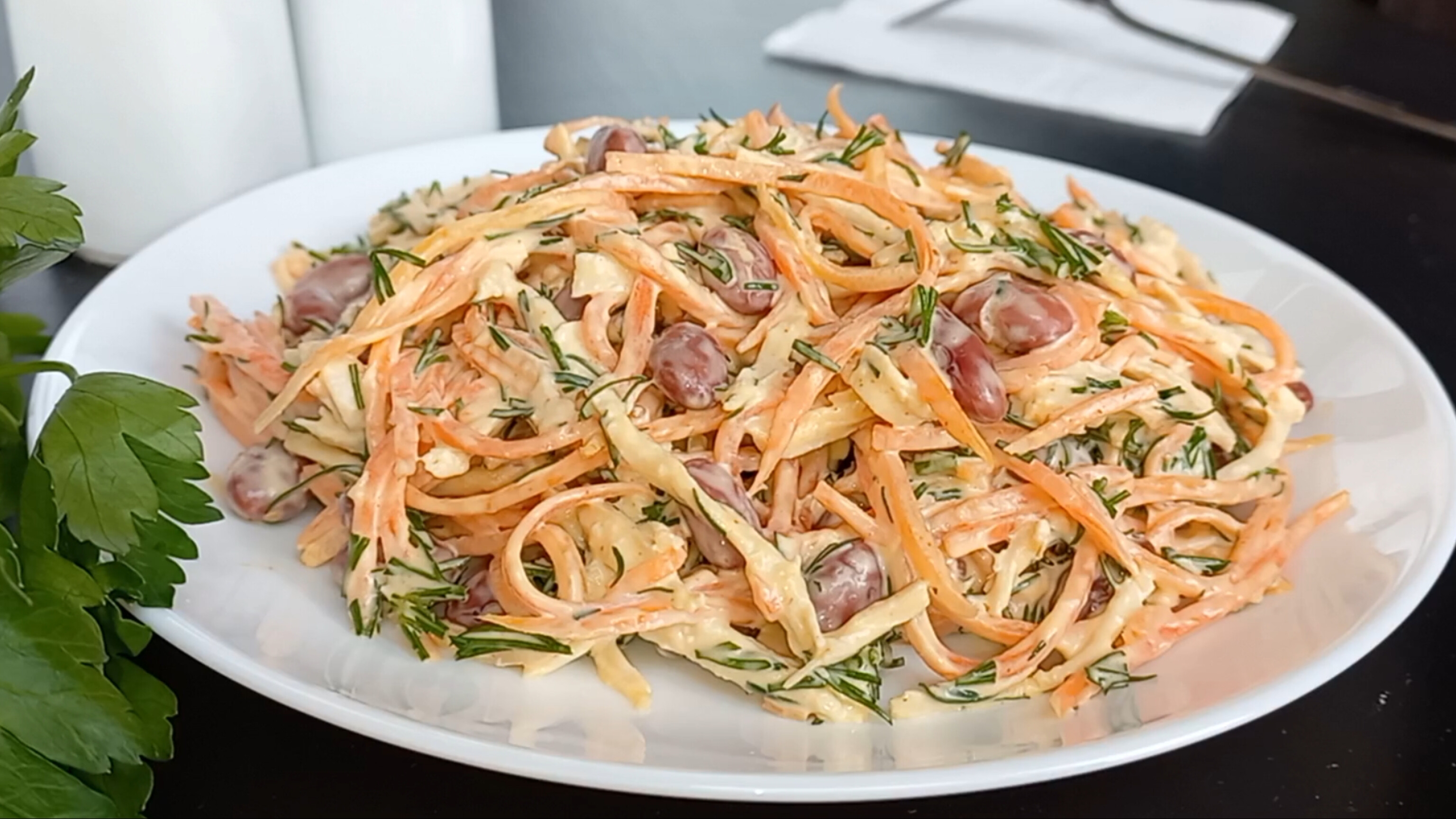 Простой и вкусный салат из доступных продуктов