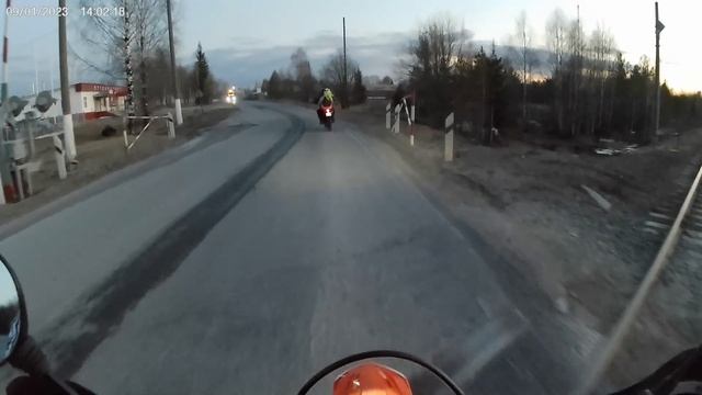 вечерний выезд по ПГТ.