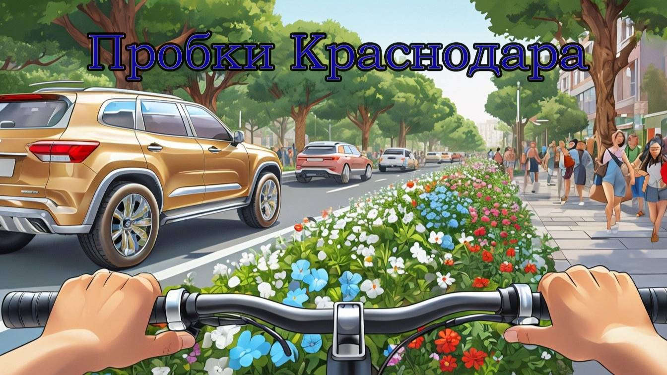 В Краснодаре солнечно! Местами пробки.