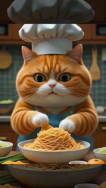 Милый рыжий кот