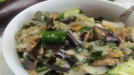 Маринованные баклажаны с огурцом