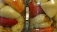 Перец фаршированный баклажанами