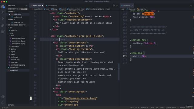 113 Building the How-It-Works Section - Part 1