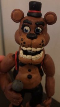 Слепил Фредди из Фнаф плюс#Фнаф+#Фредди#лепка#ФнафЛепк