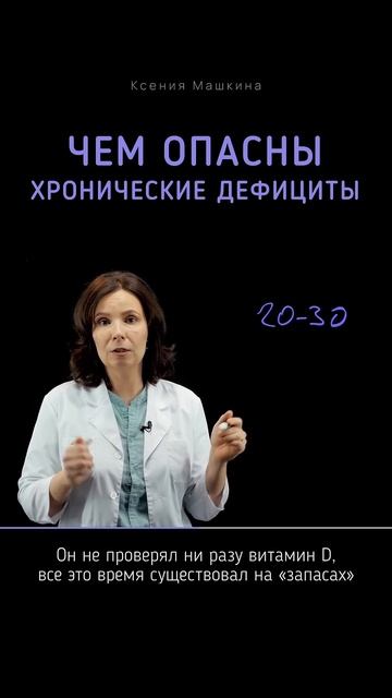 💊 Чем опасны хронические #дефицит #витамины  #здоровье #бады #бадыдляздоровья #витамин #анемия