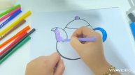 Drawing a teapot for children|Bolalar uchun choynakni chizish|Рисование чайника для детей
