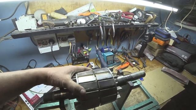 переделка асинхронного мотора мощностью 2,2 кВт в генератор, с шикардосным результатом