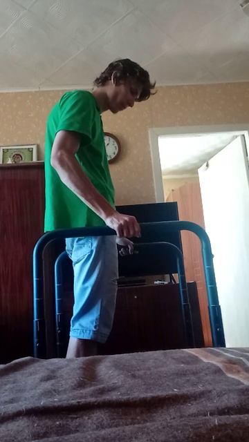 Снова тренирую элемент " высокий угол"