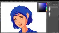 Флэт пресонаж в фотошопе (speedpainting)