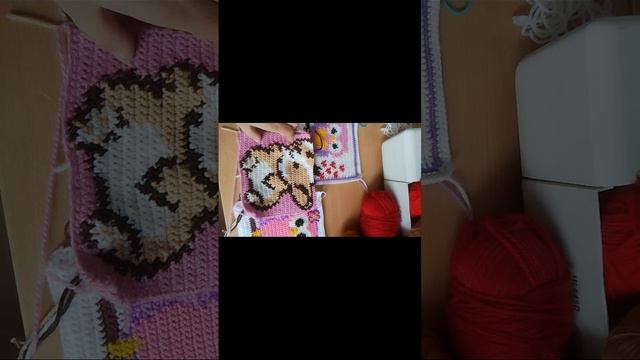 интарсия крючком