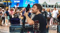 Reinhardt Buhr - Multi-Instrumental Live Looping Street Performance - 05.2025