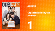 Страховка на случай развода 1 сезон 1 серия