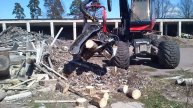 Тестируем харвестер Komatsu 911.5