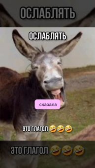 Ослаблять - Это Глагол!.. 🤣