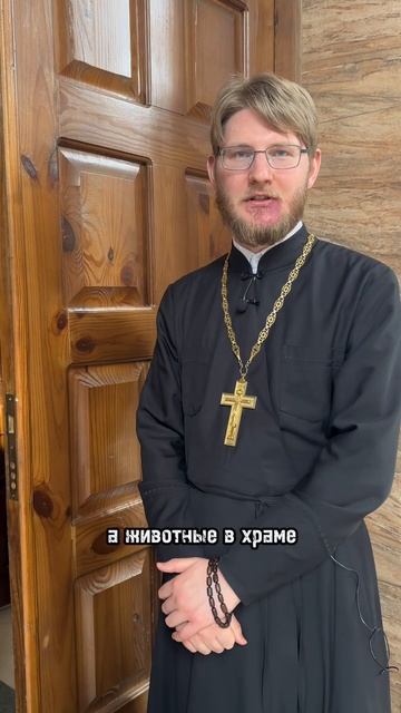 Животные в храме