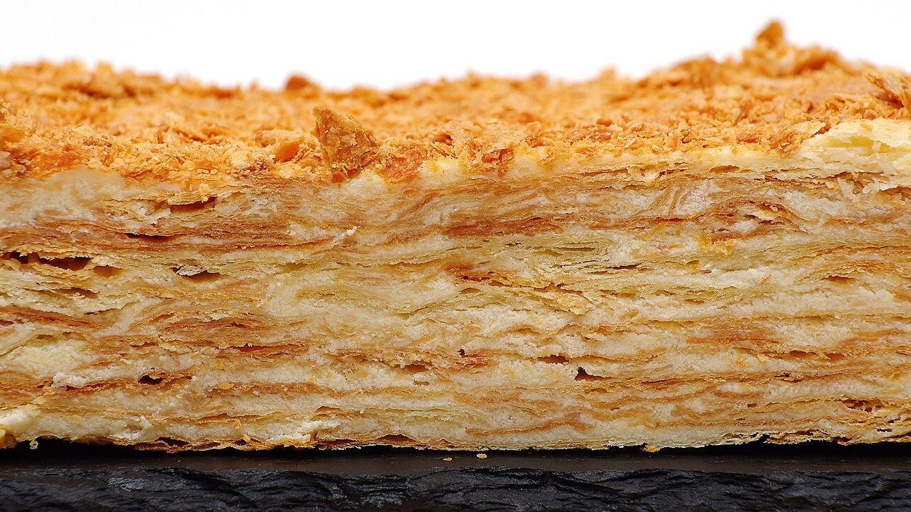 Экспресс «Наполеон»...🍰☕😋    Рецепт в описании ✍️