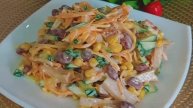 Я влюбилась в этот Салат🔥🔥 Салат ЗА 10 МИНУТ🔥🔥 Ну очень вкусный, а стоит копейки🔥🔥