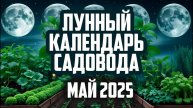 🌱 ЛУННЫЙ КАЛЕНДАРЬ САДОВОДА НА МАЙ 2025