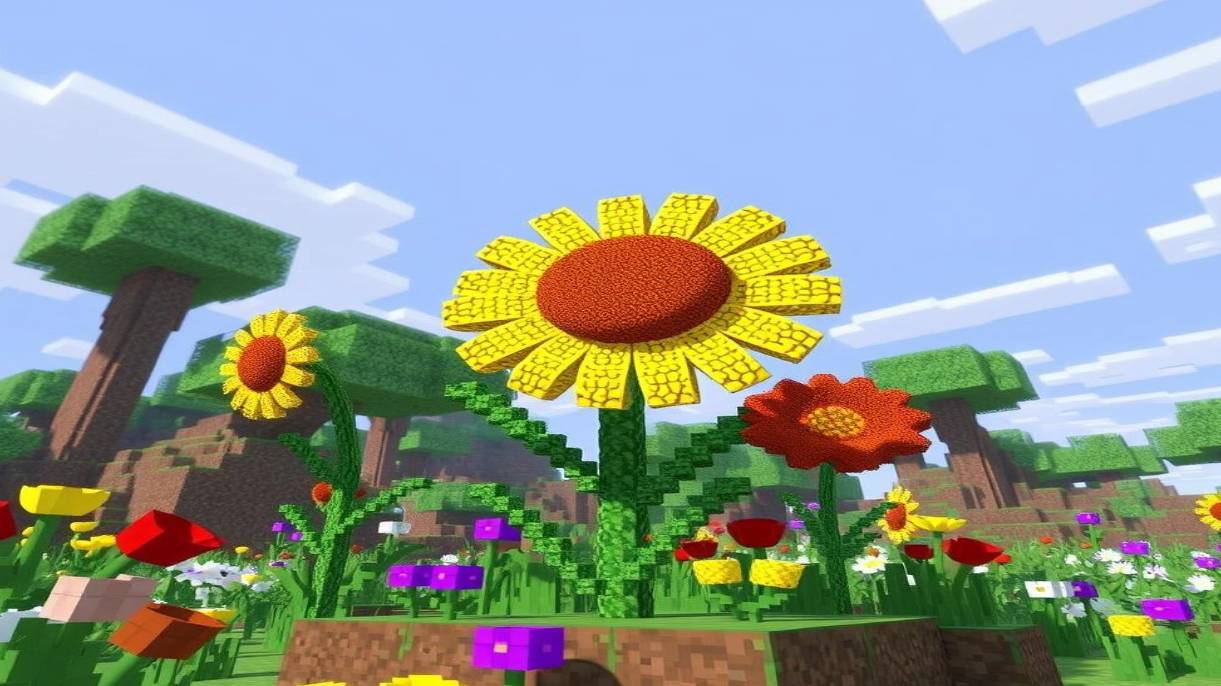 #minecraft  цветочный симулятор