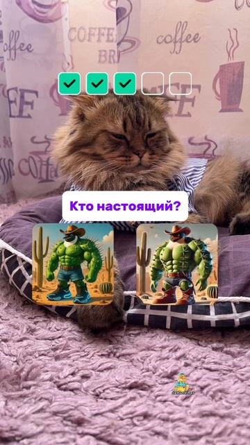 Кто настоящий?😸 #угадайкто #brainrot #итальянскиеживотные #кот
