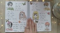 обзор на скетчбук #1 | sketchbook tour #1