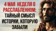 4 МАЯ — Неделя о Расслабленном: ТАЙНЫЙ СМЫСЛ ИСТОРИИ, Которую Забыли