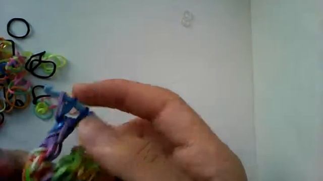 RAINBOW LOOM Урок 11 Браслет Бантик без станка