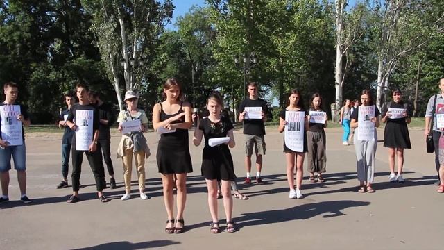 Николаевцы поддержали украинских политзаключенных, удерживаемых в российских тюрьмах