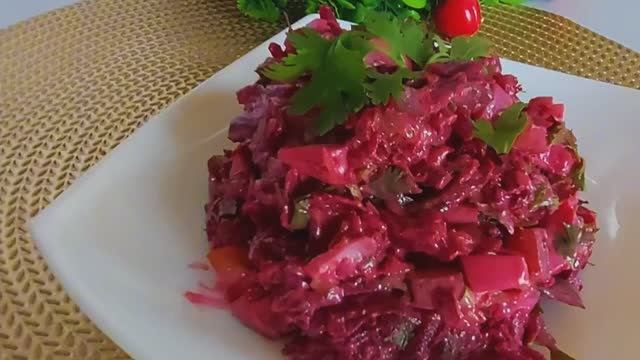 Съедят за минуту🔥🔥 Новый салат из Свеклы, на каждый день и на праздник🔥🔥 #salat #рецепты #еда