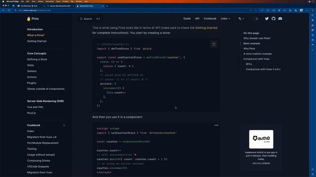 10. 1.8 - Why use Pinia