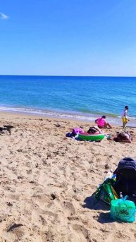 Песчаный пляж #Благовещенская #анапа #море #лето2024