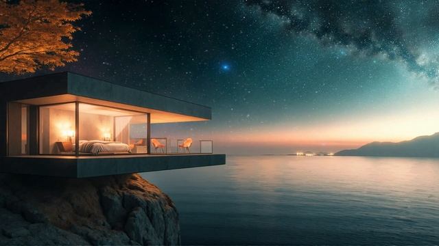Chillstep Serenity  Starry Night & Ocean Views ~ Dreamy Escape