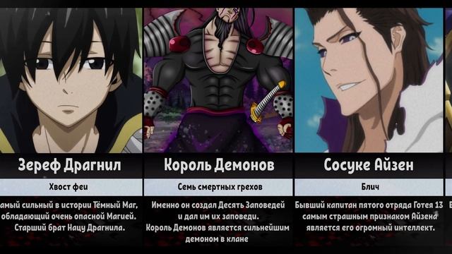 САМЫЕ СИЛЬНЫЕ ЗЛОДЕИ В АНИМЕ