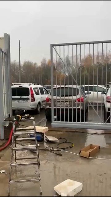 Телескопические откатные ворота "Слайдер"