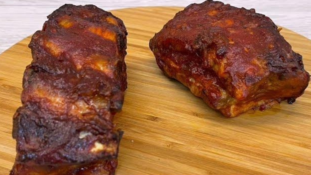 Сочные и нежные свиные ребрышки, шашлык по-домашнему!!!
