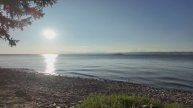 Прекрасное утро на Байкале, отдых в палатке
