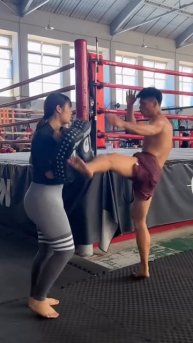 Amazing! đá tốc độ siêu nhanh #boxing #muaythai #mma #ufc #kickboxing