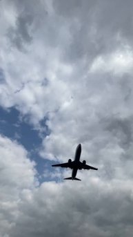 Прилет B737-800 Pobeda airlines