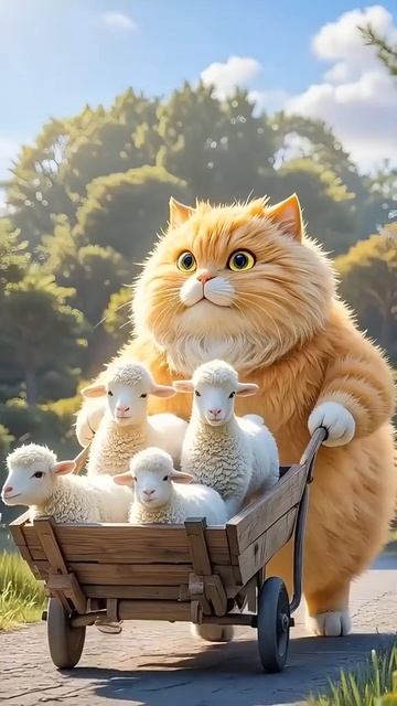 Рыжий котик никак не успокоиться