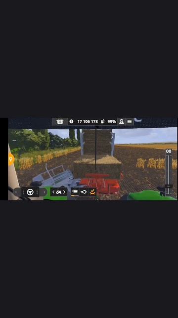 Дир оказался в центре событий! 🚜 Подобное случается и в реальной жизни. 🌍#farmingsimulator20 #fs20