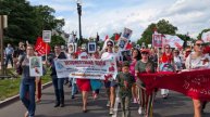Появились кадры шествия "Бессмертного полка" в Вашингтоне