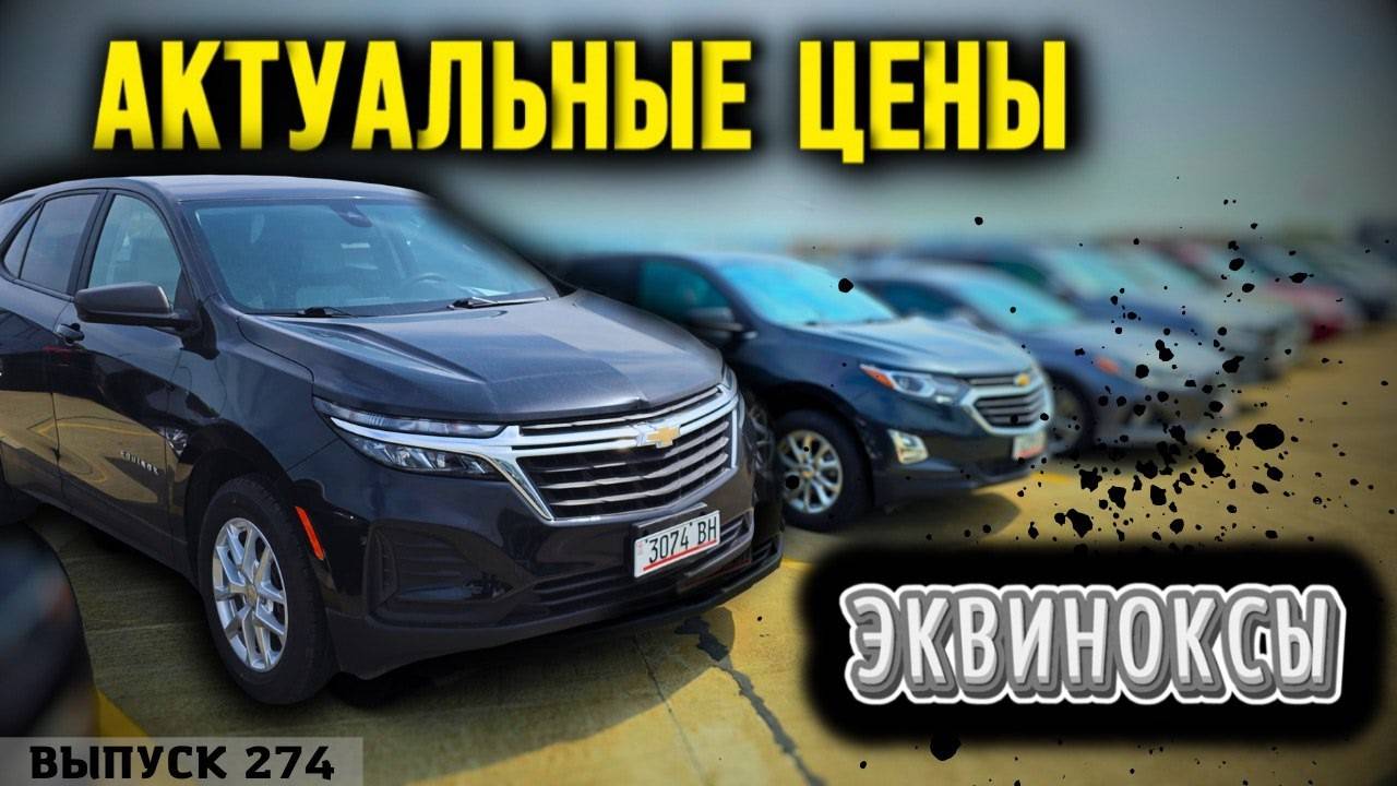 БУМ на ЭКВИНОКСЫ  Обзор цен на ШЕВРОЛЕ ЭКВИНОКС. АвтоТур в Грузию. Авто из США. #mastervadya #топ