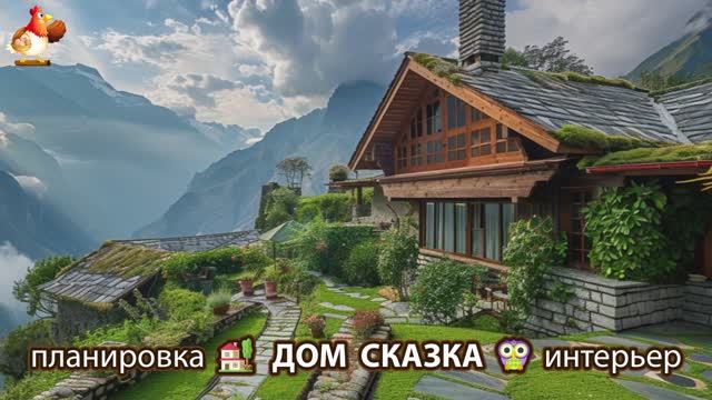 Сказочный дом мечты – 3D идея для вдохновения с планировкой и интерьером 🏡🏚️🏠 вариант (98)