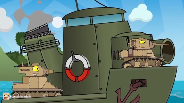 Битва за летающую тарелку - Мультфильм про танки